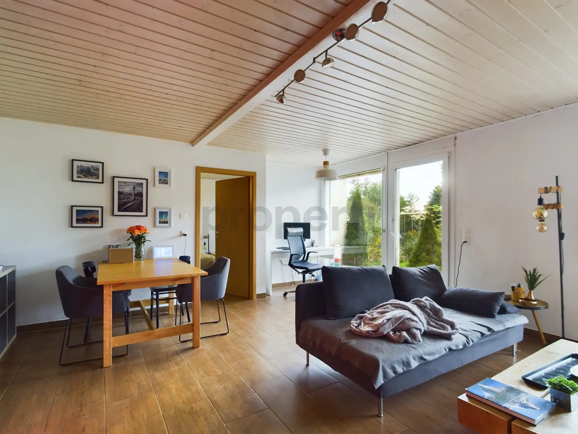 Charmant appartement de 2 pièces à Belmont-sur-Lausanne avec jardin