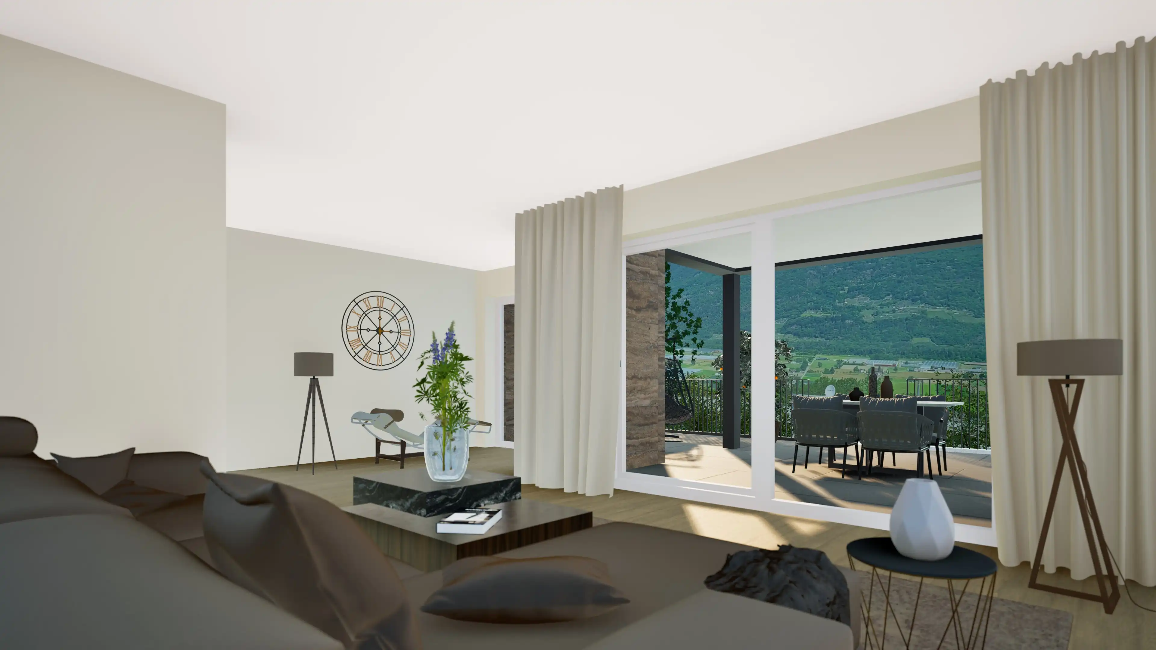 Modernes 4.5 Zimmer Duplexhaus mit hochwertiger Ausstattung und schöner Aussicht in Sant'Antonino