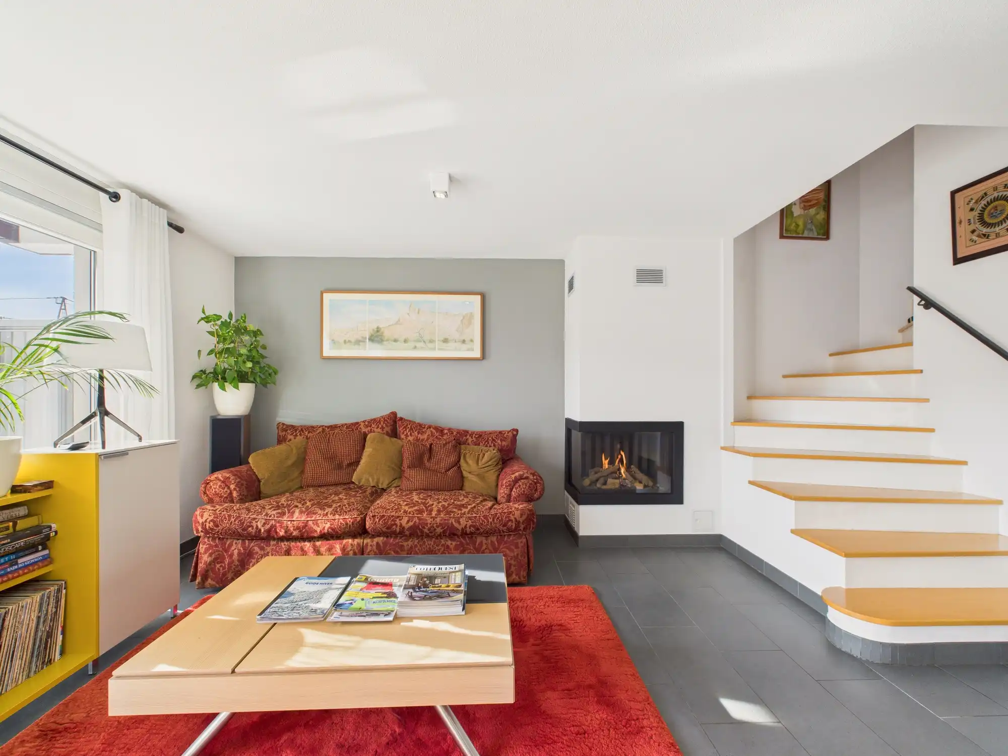 Maison mitoyenne contemporaine à Lully – Confort, espace et élégance