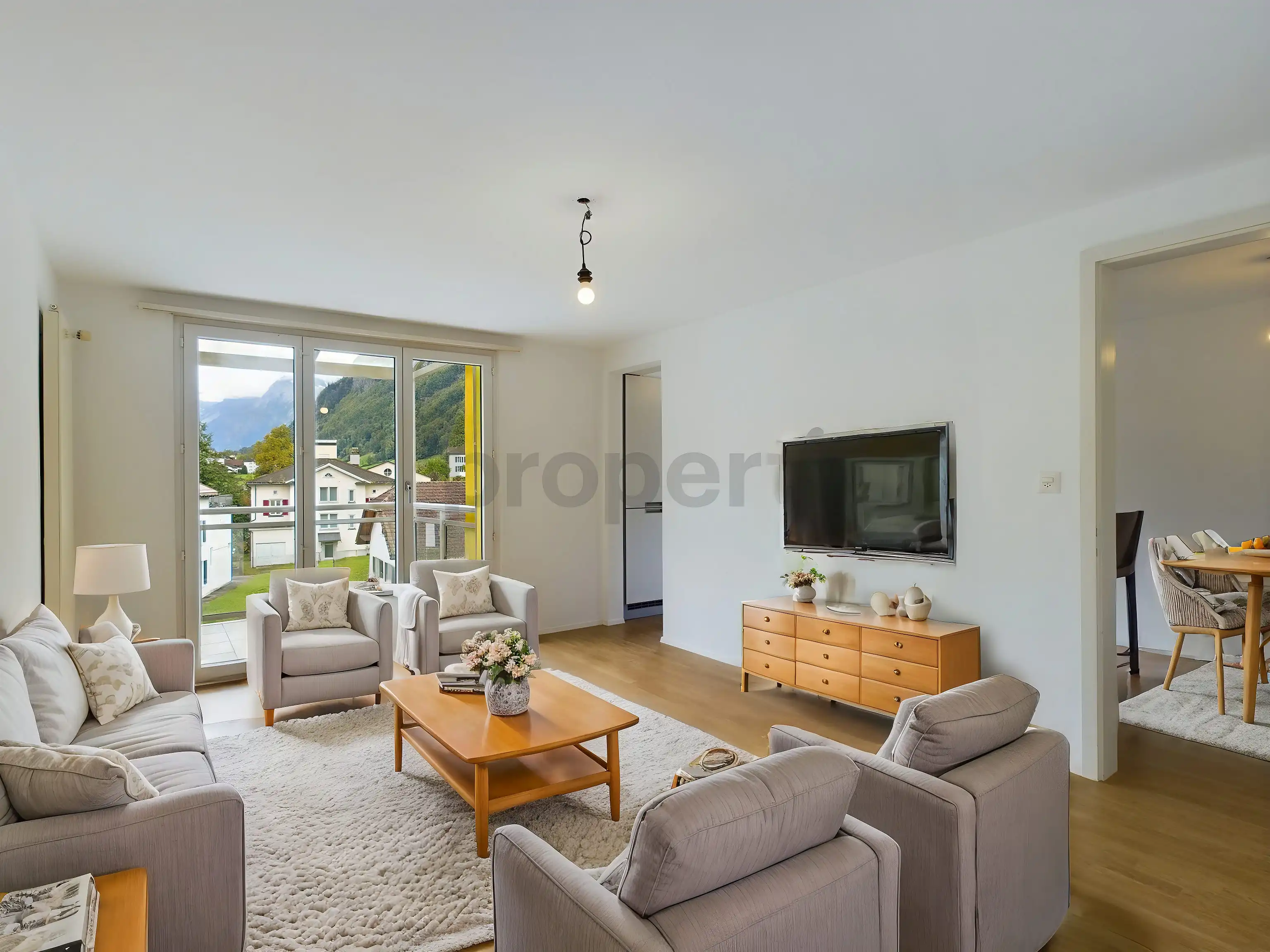 Sonnige 2.5-Zimmer-Wohnung mit Idylle in Luchsingen