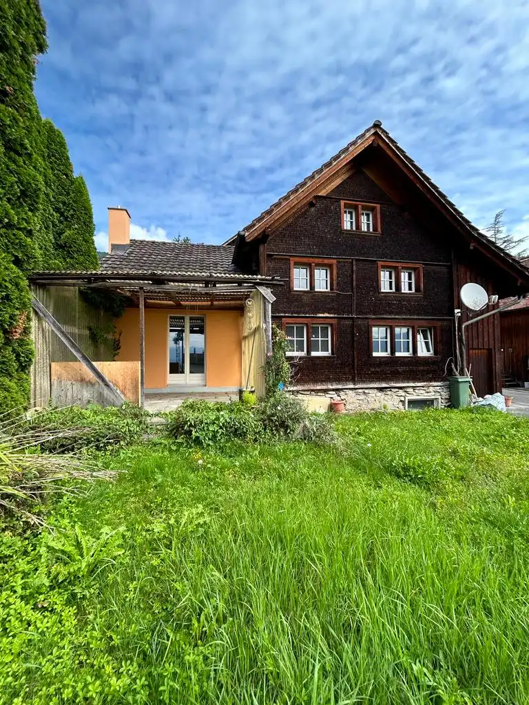Gemütliches Einfamilienhaus in Rebstein mit Garten