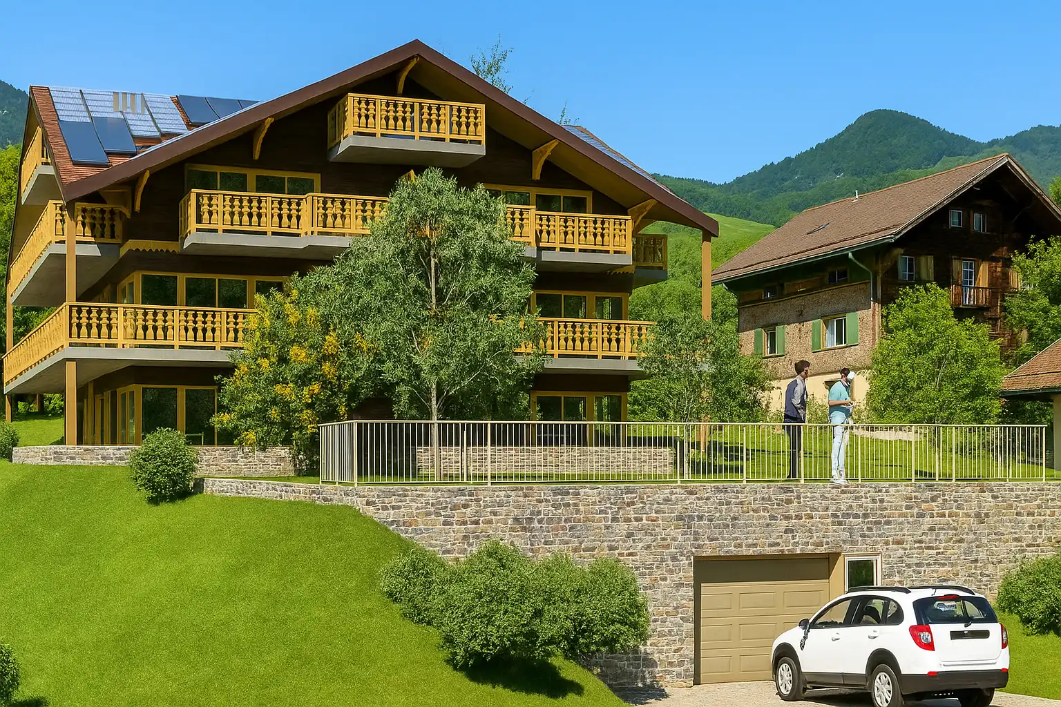 Lumière Alpine LOT 6 : Un 4.5 Pièces d’Élégance