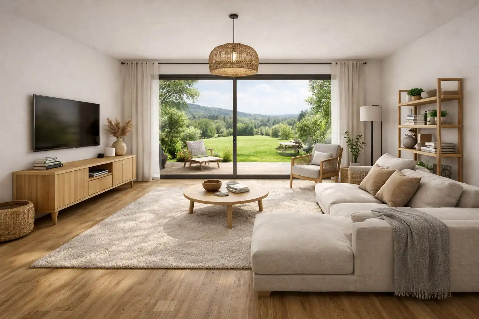 Appartement 3,5 pièces de standing - vis-à-vis nature et cours d'eau - Corban