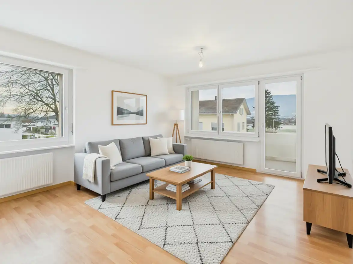 Charmante 3.5-Zimmer Wohnung mit Balkon in Arch