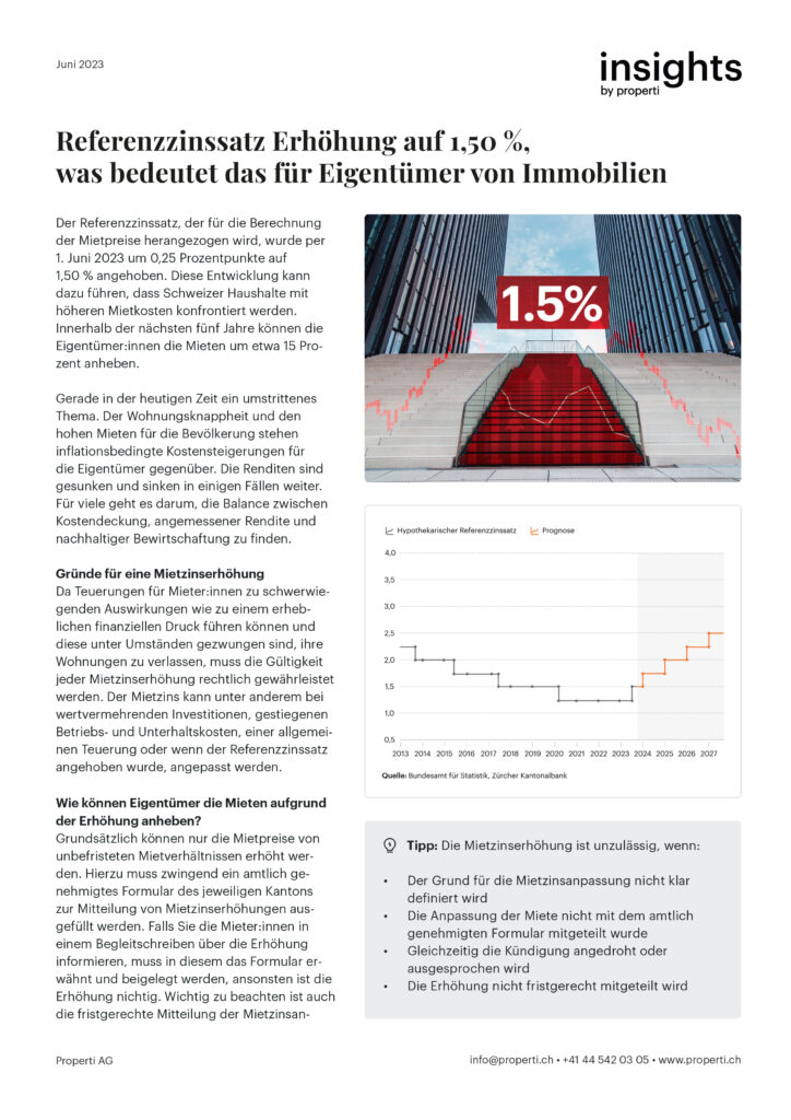 Vorschau zur PDF-Datei vom properti Blog zur Erhöhung des Referenzzinssatz auf 1.5%