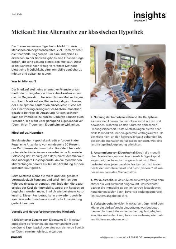 Mietkauf Insights