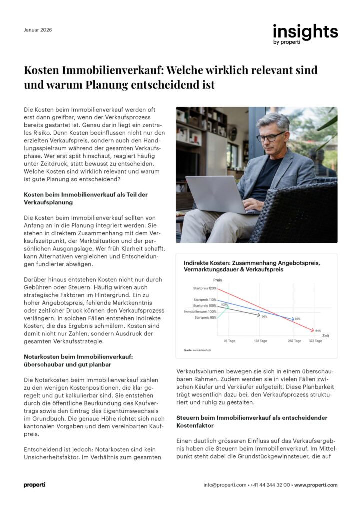 Insights, Kosten Immobilienverkauf: Welche wirklich relevant sind und warum Planung entscheidend ist DE